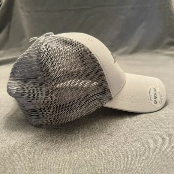 Tommy Bahama Men's Mesh Cap White Marlin Logo Island Life Snapback Hat Trucker - Picture 5 of 9